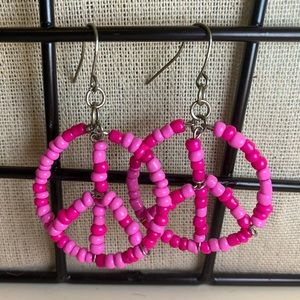 PEACE SIGN EARRINGS